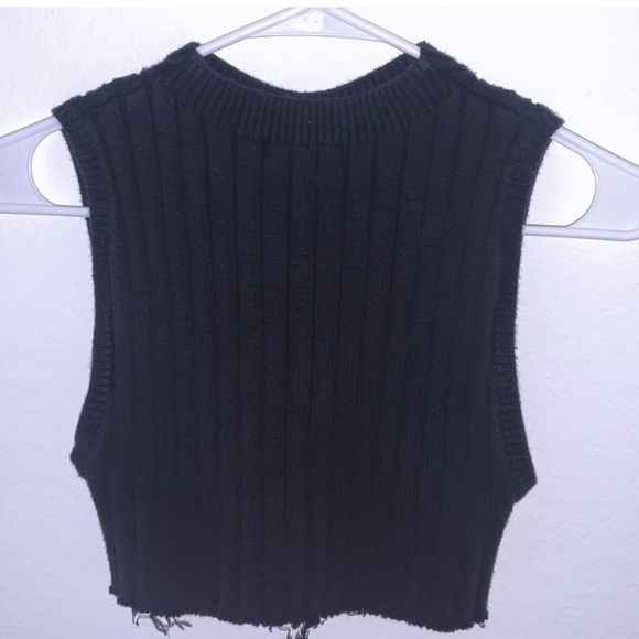 American Apparel Crop Knit Mini Sweater Tank - Picture 5 of 7
